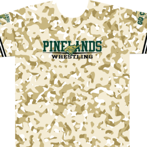 Pinelands Wrestling Full Dye Sublimated Custom Shirt